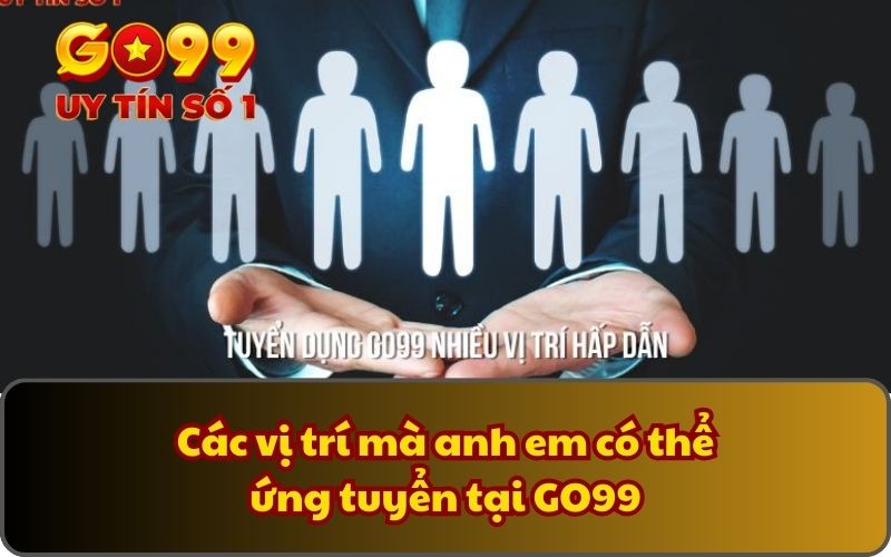 Tuyển dụng 3 Các vị trí mà anh em có thể ứng tuyển tại GO99