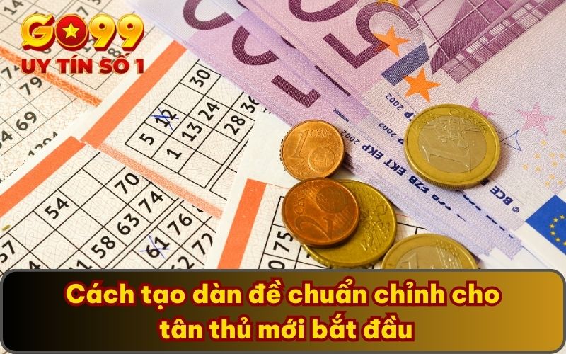 Chỉ Dẫn Cách Tạo Dàn Đề Chắc Thắng Chia Sẻ Từ Lão Làng GO99 5 Cách tạo dàn đề chuẩn chỉnh cho tân thủ mới bắt đầu