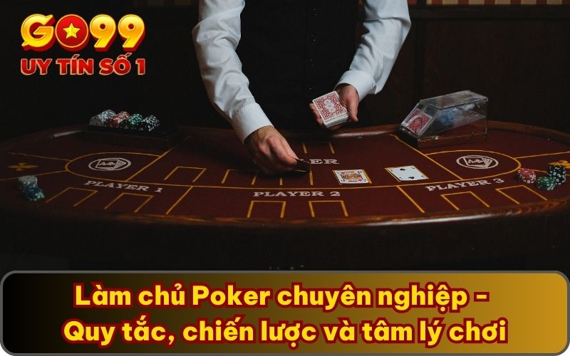 Chinh Chiến Poker Chuyên Nghiệp Cùng Những Kỹ Năng Xịn Nhất 3 Làm chủ Poker chuyên nghiệp - Quy tắc, chiến lược và tâm lý chơi